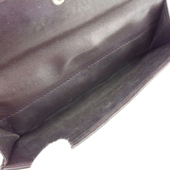 Gucci Long Wallet Gucci Shima Leather Auth USED T8915 - Picture 2 of 5